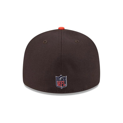 Pictured is this NFL Draft 2026 Cleveland Browns 59FIFTY Fitted cap in dark brown. 5