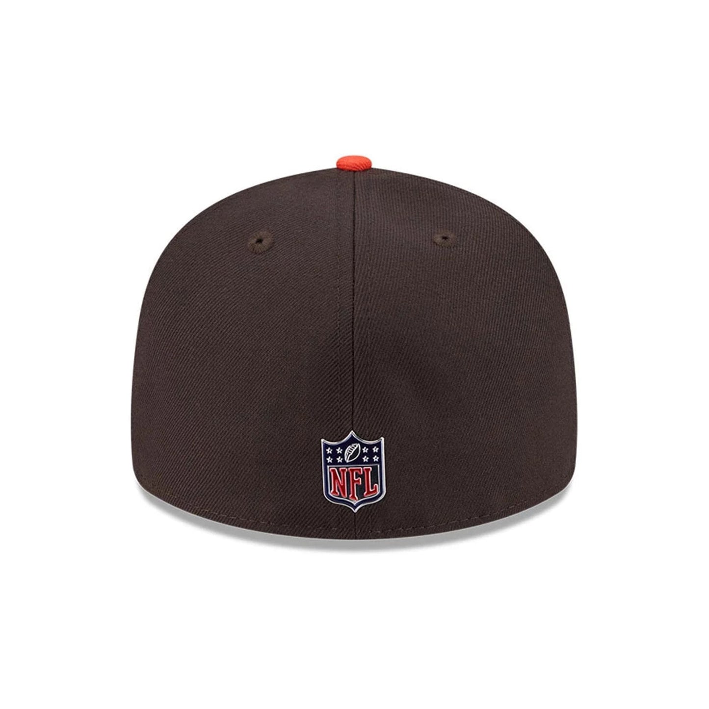 Pictured is this NFL Draft 2026 Cleveland Browns 59FIFTY Fitted cap in dark brown. 5