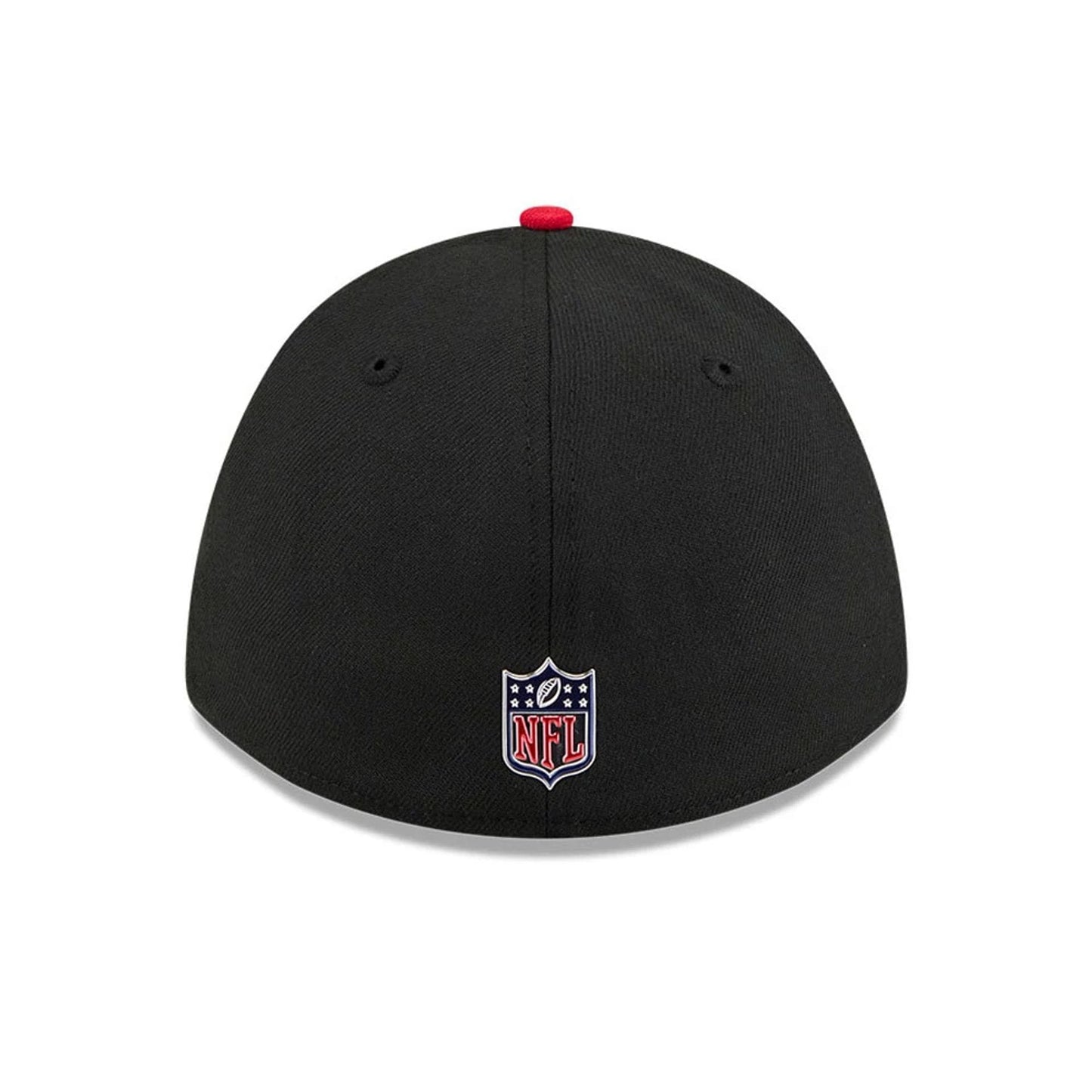 Pictured is this NFL Draft 2026 Atlanta Falcons 39THIRTY M-Crown Stretch Fit cap in black. 5