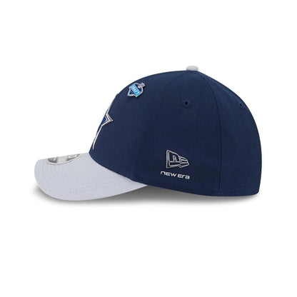 Pictured is this NFL Draft 2026 Dallas Cowboys 39THIRTY M-Crown Stretch Fit cap in dark blue. 6