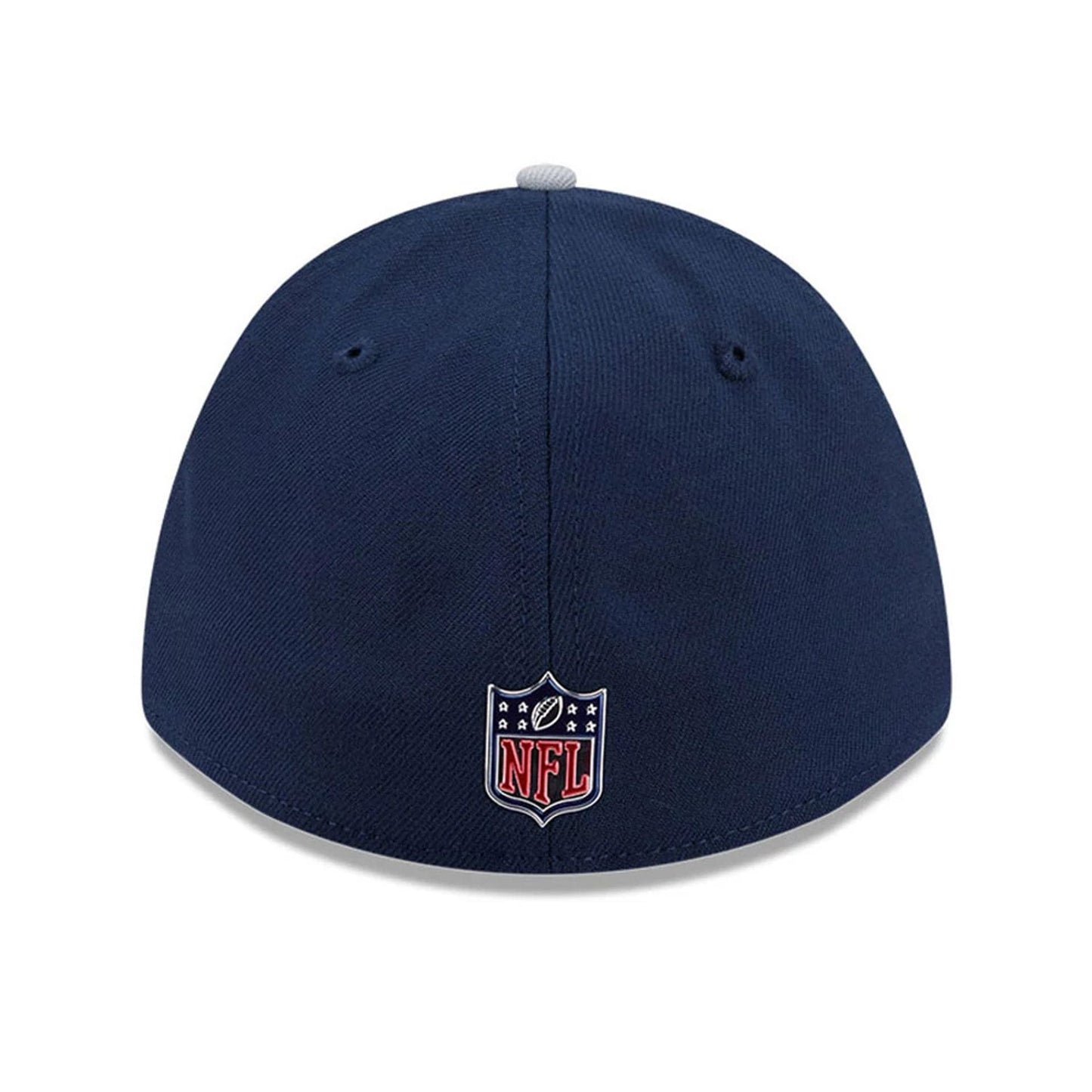 Pictured is this NFL Draft 2026 Dallas Cowboys 39THIRTY M-Crown Stretch Fit cap in dark blue. 5