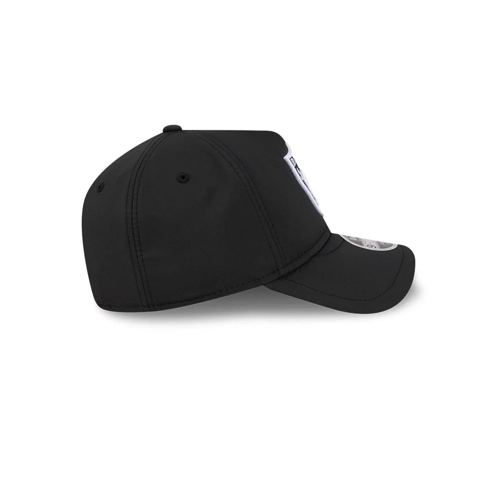 Pictured is this NFL Quickstrike Raiders 9FORTY Apex cap in black. 6