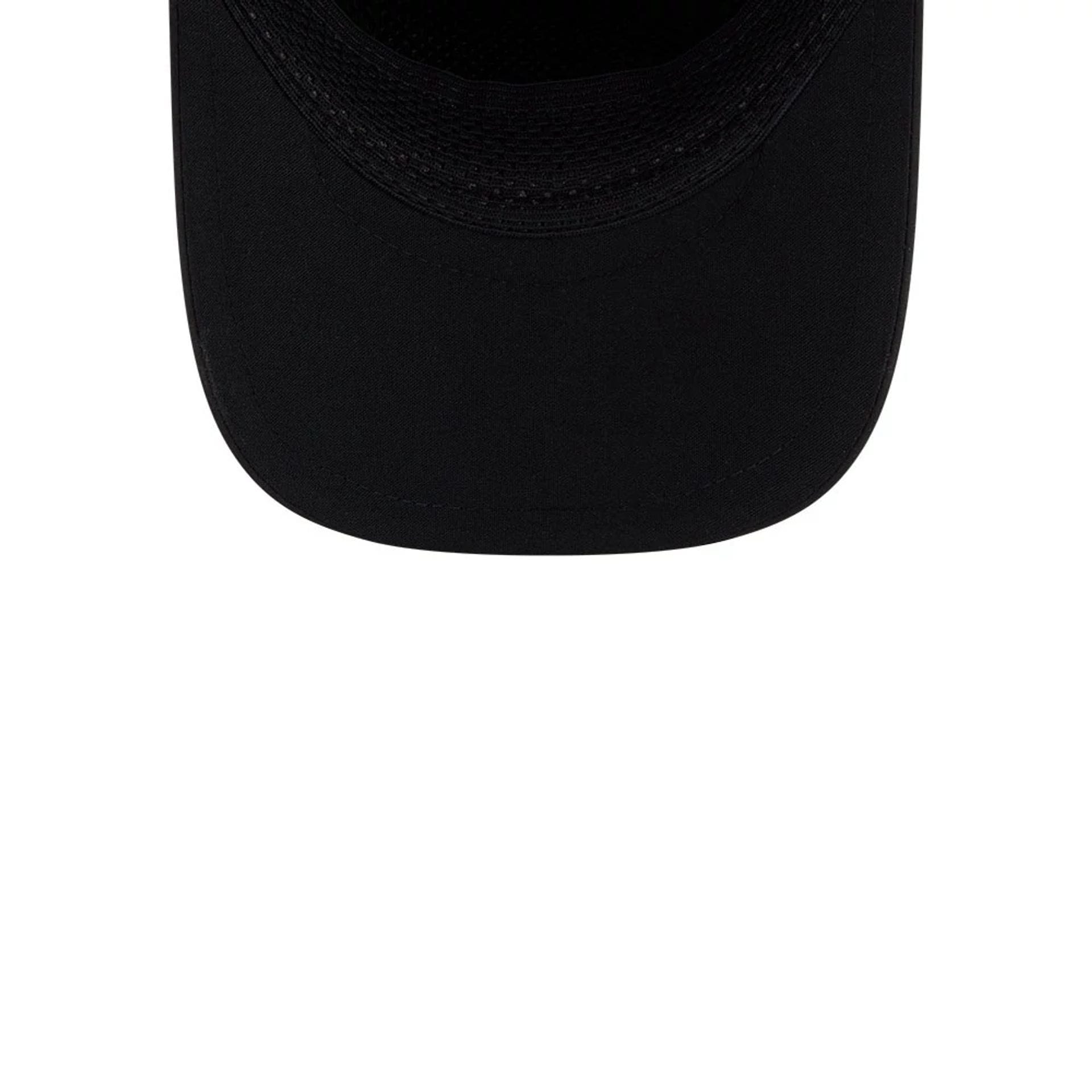 Pictured is this NFL Quickstrike Las Vegas Raiders 9FORTY Apex cap in black. 7