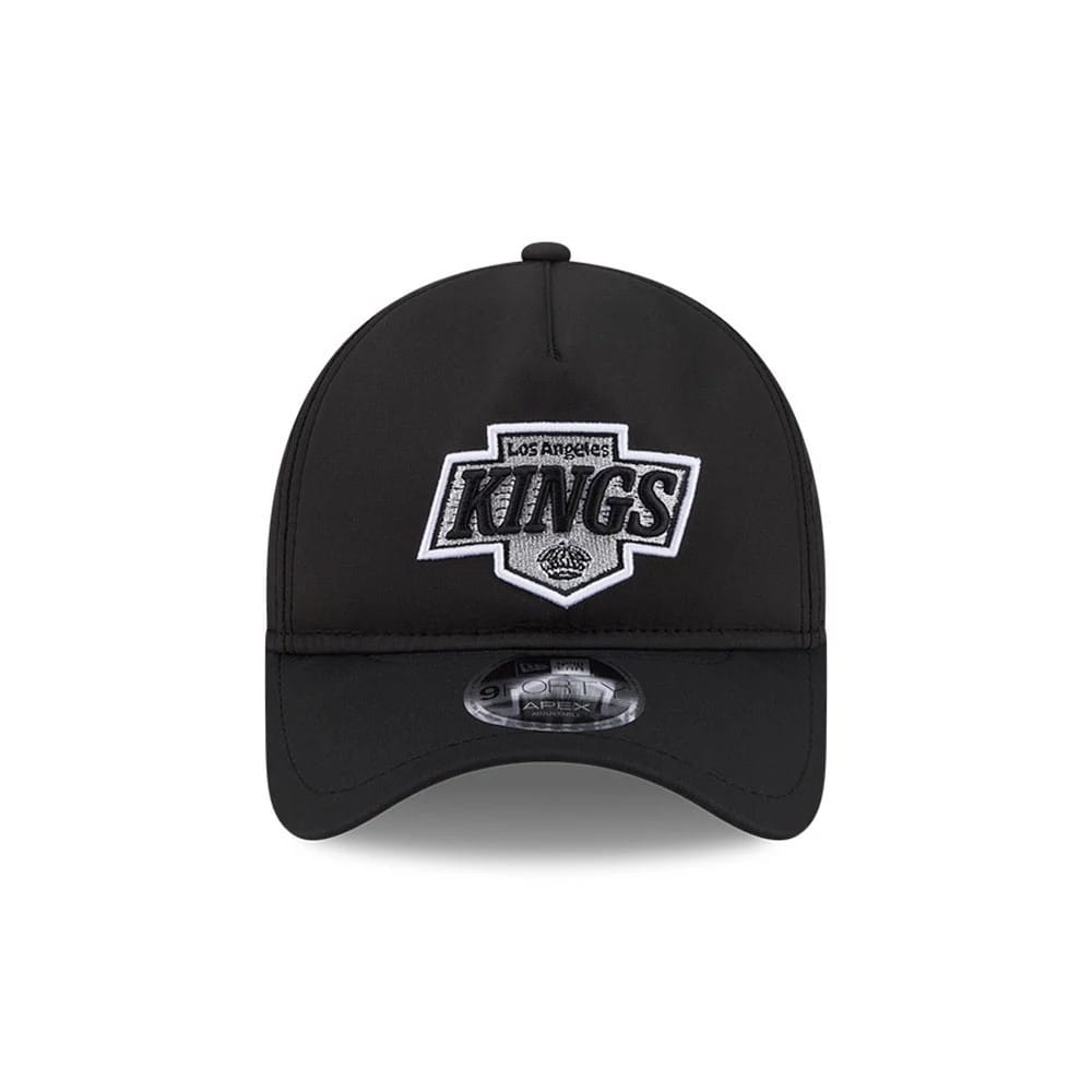 Pictured is this NHL Quickstrike LA Kings 9FORTY Apex cap in black. 2