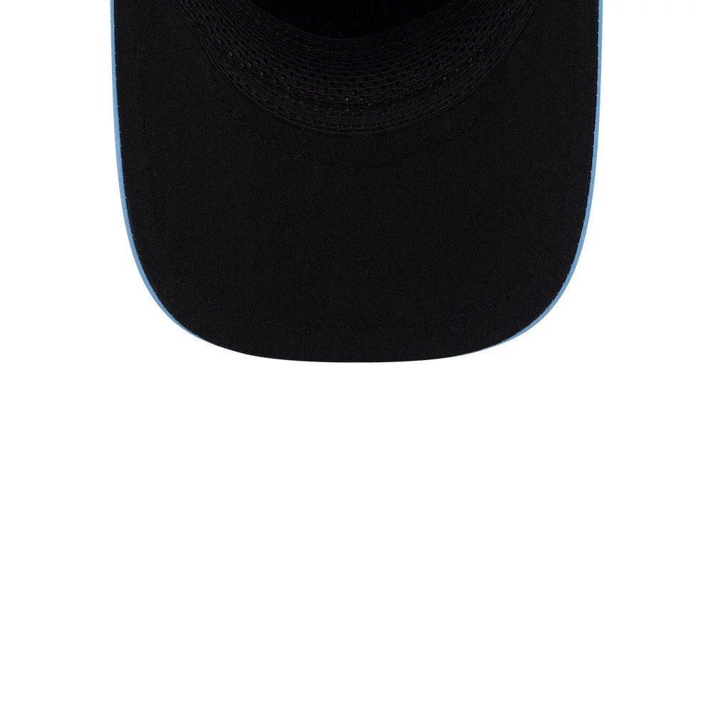 Pictured is this MLB Quickstrike Tampa Bay Rays 9FORTY Apex cap in Light Blue. 2