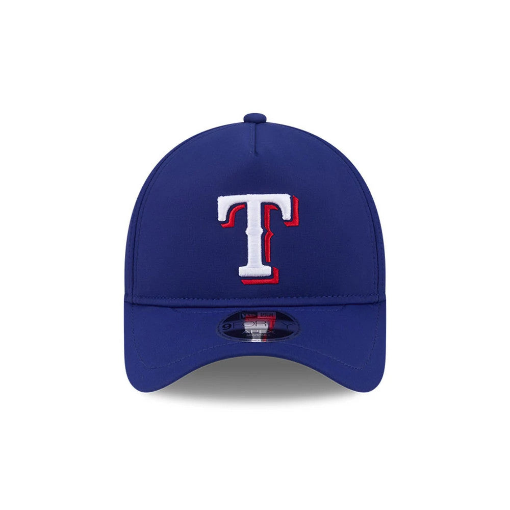 Pictured is this MLB Quickstrike Texas Rangers 9FORTY Apex cap in dark blue. 3