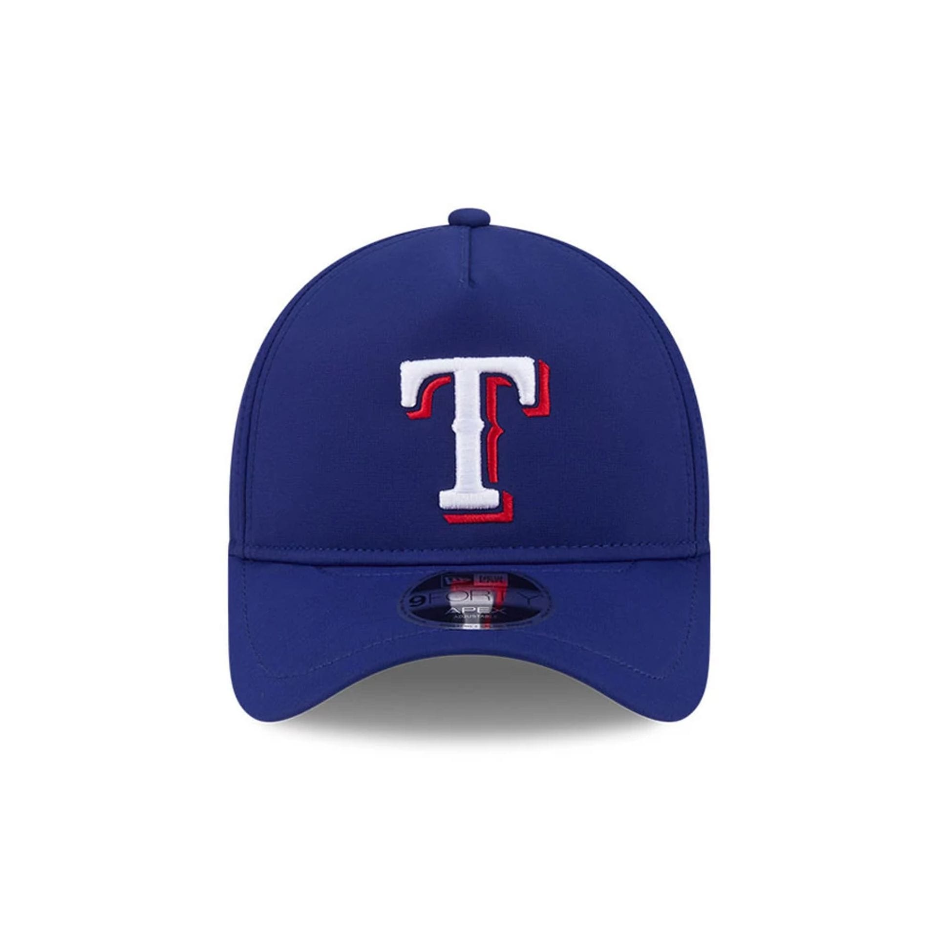 Pictured is this MLB Quickstrike Texas Rangers 9FORTY Apex cap in dark blue. 3