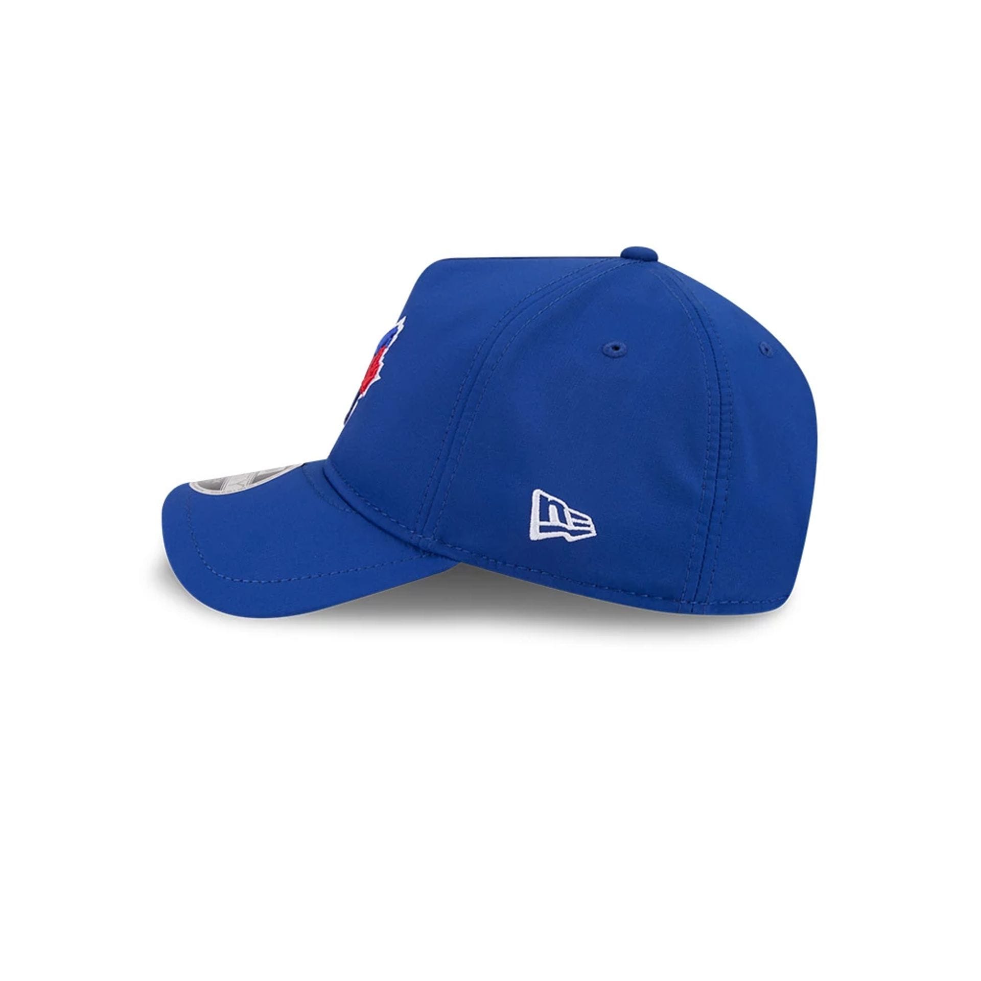 Pictured is this MLB Quickstrike Toronto Blue Jays 9FORTY Apex cap in blue. 6