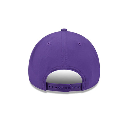 Pictured is this NBA Quickstrike LA Lakers 9FORTY Apex cap in purple. 5