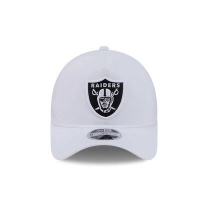 Pictured is this NFL Quickstrike Las Vegas Raiders 9FORTY Apex cap in white. 3