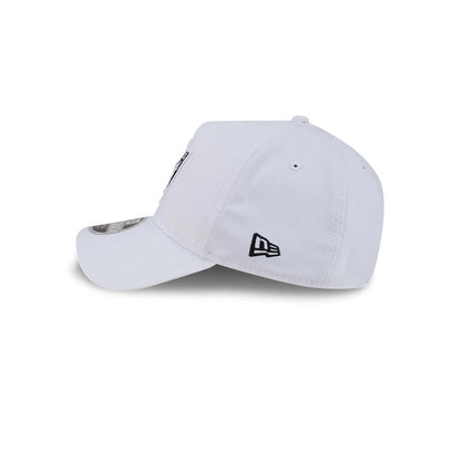 Pictured is this NFL Quickstrike Las Vegas Raiders 9FORTY Apex cap in white. 6