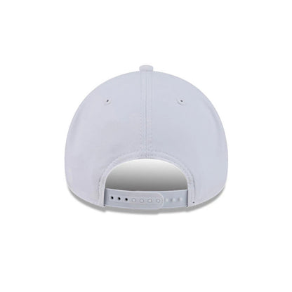 Pictured is this NFL Quickstrike Las Vegas Raiders 9FORTY Apex cap in white. 5