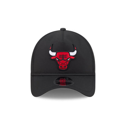 Pictured is this NBA Quickstrike Core Chicago Bulls 9FORTY Apex cap in black. 2