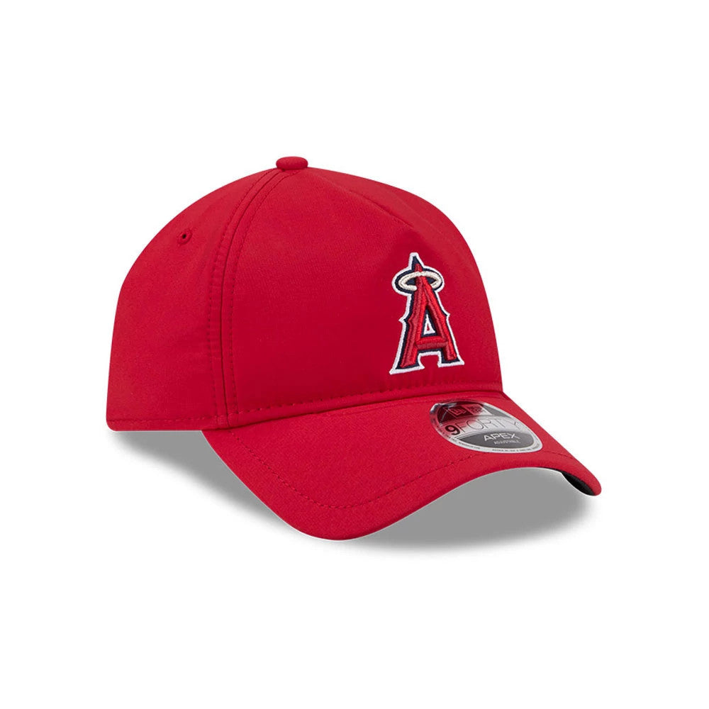 Pictured is this MLB Quickstrike LA Angels 9FORTY Apex cap in red. 4