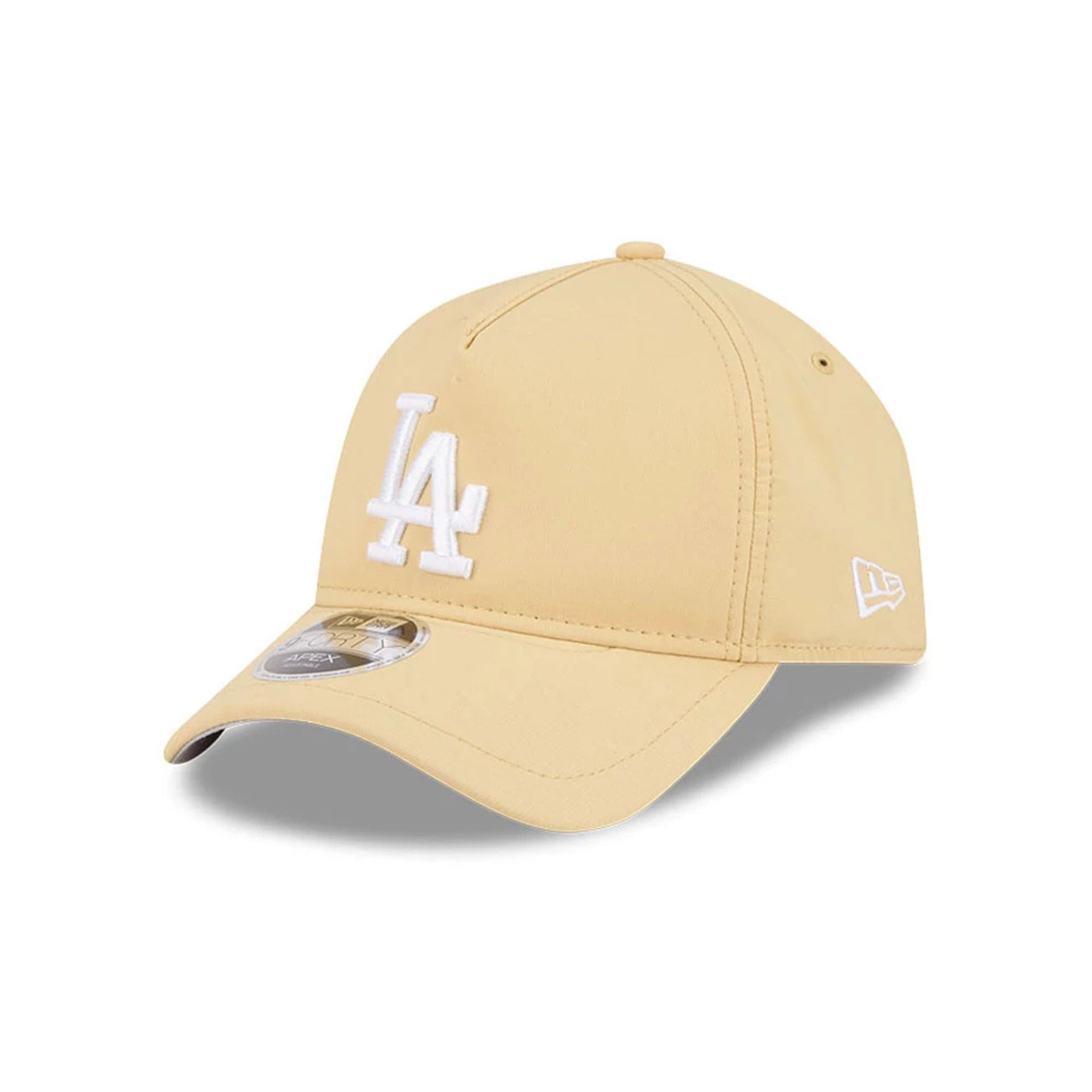 Pictured is this MLB Quickstrike LA Dodgers 9FORTY Apex cap in yellow. 1