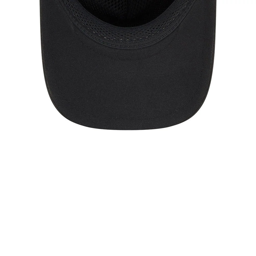 Pictured is this NBA Quickstrike Chicago Bulls 9FORTY Apex cap in black on black. 7