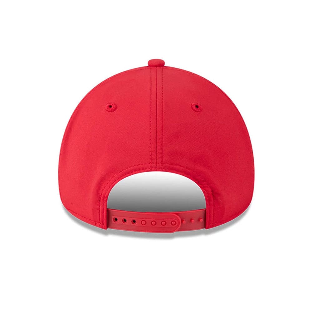 Pictured is this MLB Quickstrike Cincinnati Reds 9FORTY Apex cap in red. 5