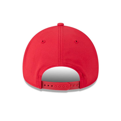 Pictured is this MLB Quickstrike Cincinnati Reds 9FORTY Apex cap in red. 5