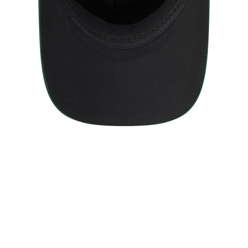 Pictured is this MLB Quickstrike Athletics 9FORTY Apex cap in dark green. 2