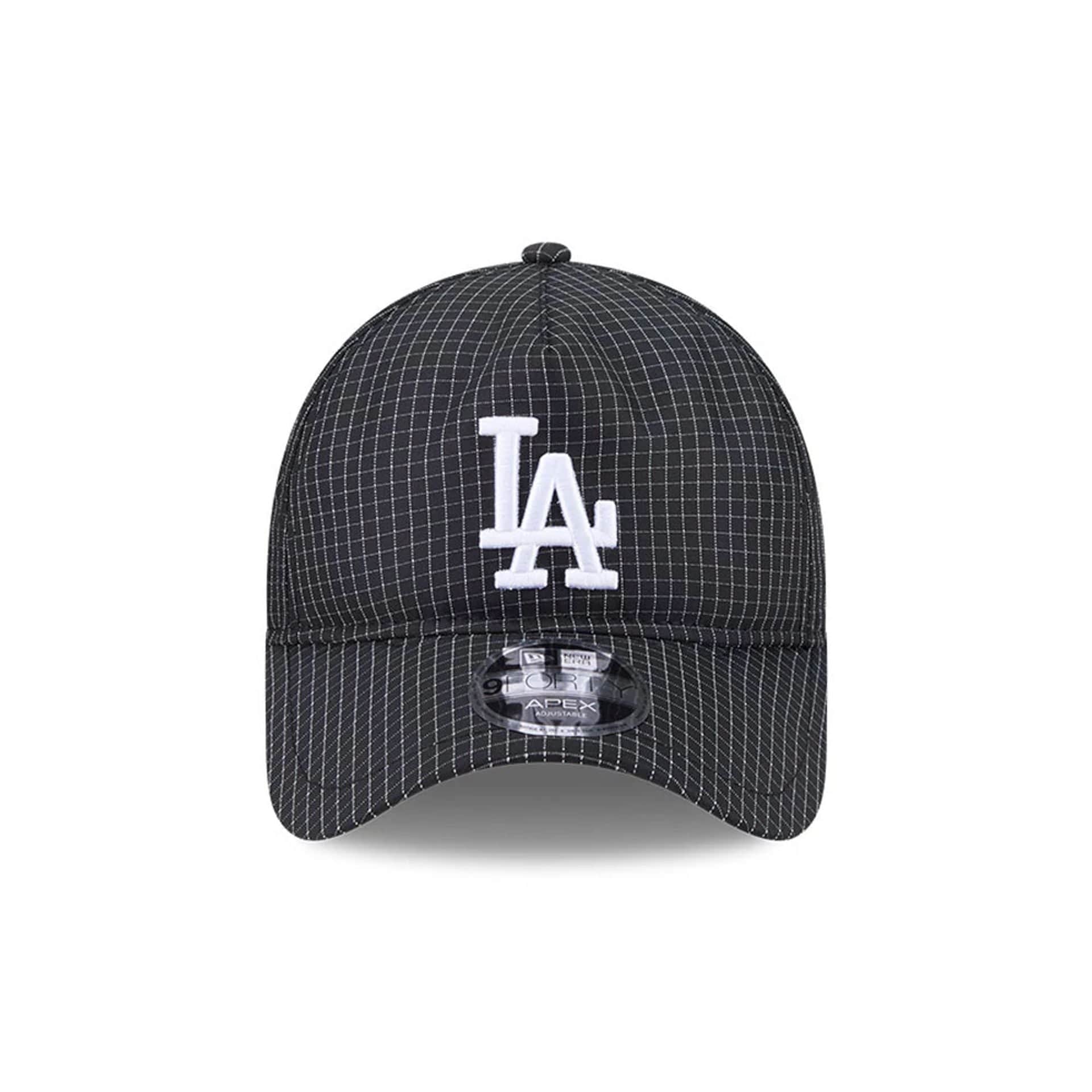 Pictured is this MLB Quickstrike LA Dodgers 9FORTY Apex cap in black. 2
