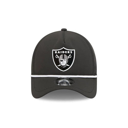 Pictured is this NFL Quickstrike Las Vegas Raiders 9FORTY Apex cap in black. 2