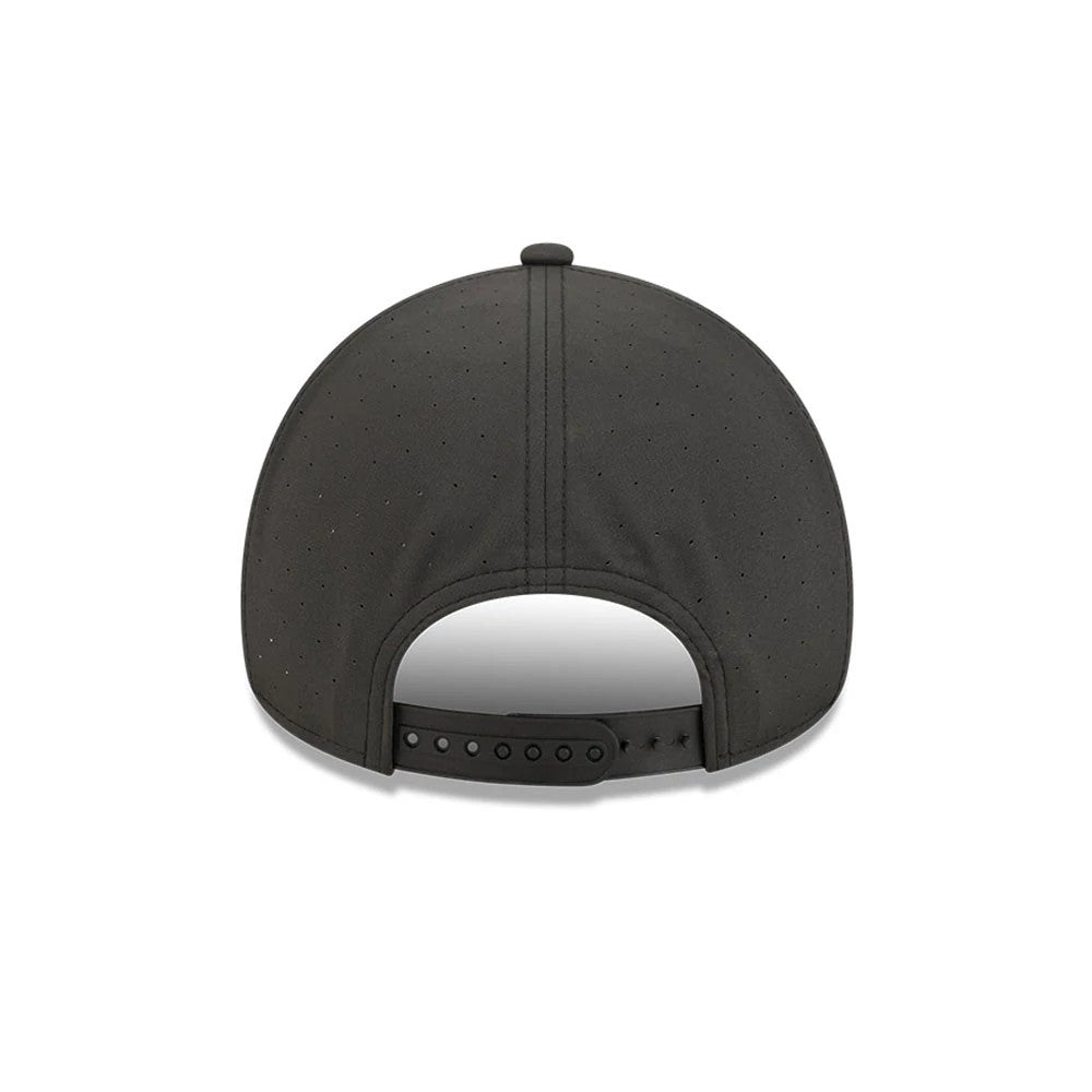 Pictured is this NFL Quickstrike Las Vegas Raiders 9FORTY Apex cap in black. 4