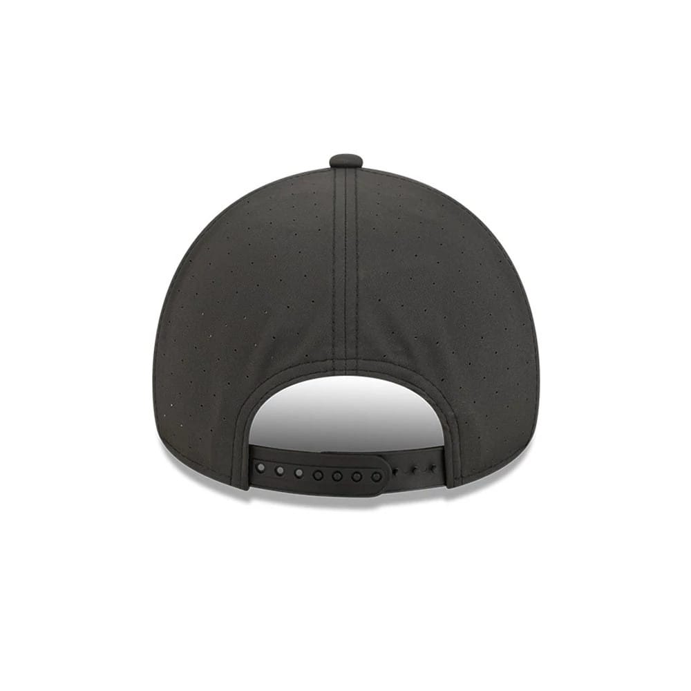 Pictured is this NFL Quickstrike Las Vegas Raiders 9FORTY Apex cap in black. 4