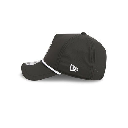 Pictured is this NFL Quickstrike Las Vegas Raiders 9FORTY Apex cap in black. 5