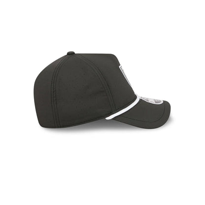 Pictured is this NFL Quickstrike Las Vegas Raiders 9FORTY Apex cap in black. 6