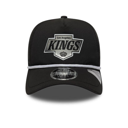 Pictured is this NHL Quickstrike LA Kings 9FORTY Apex cap in black. 2