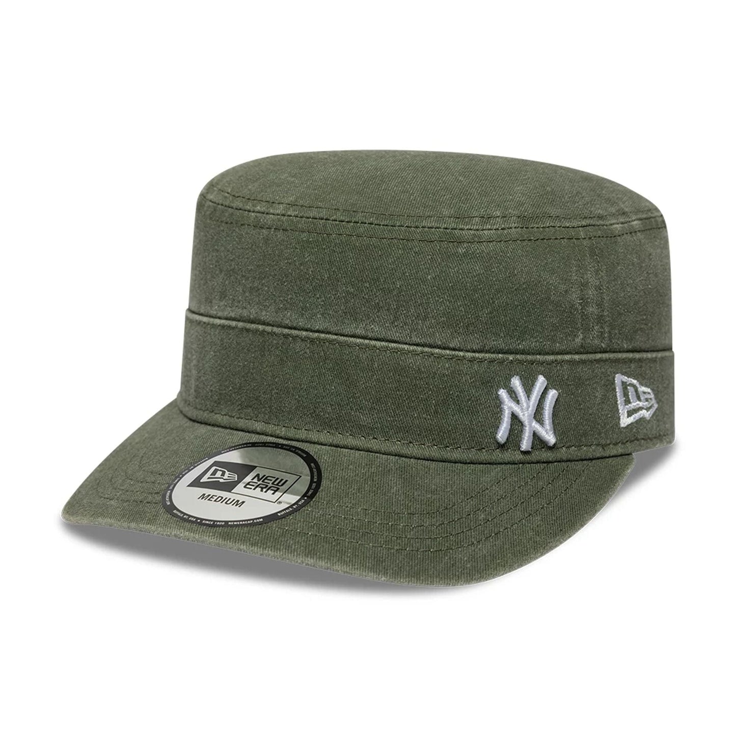 Pictured is this MLB Military Quickstrike New York Yankees Military cap in green. 1