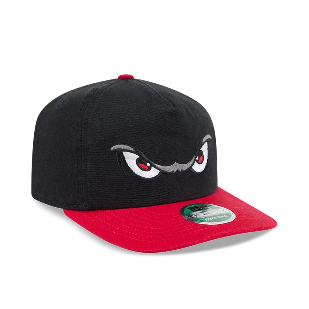 Pictured is this MiLB On Field Player Replica Lake Elsinore Storm 19TWENTY cap in Black. 4