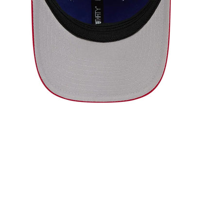 Pictured is this MiLB On Field Player Replica Buffalo Bisons 39THIRTY M-Crown Stretch Fit cap in Dark Blue. 2