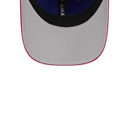 Pictured is this MiLB On Field Player Replica Buffalo Bisons 39THIRTY M-Crown Stretch Fit cap in Dark Blue. 2