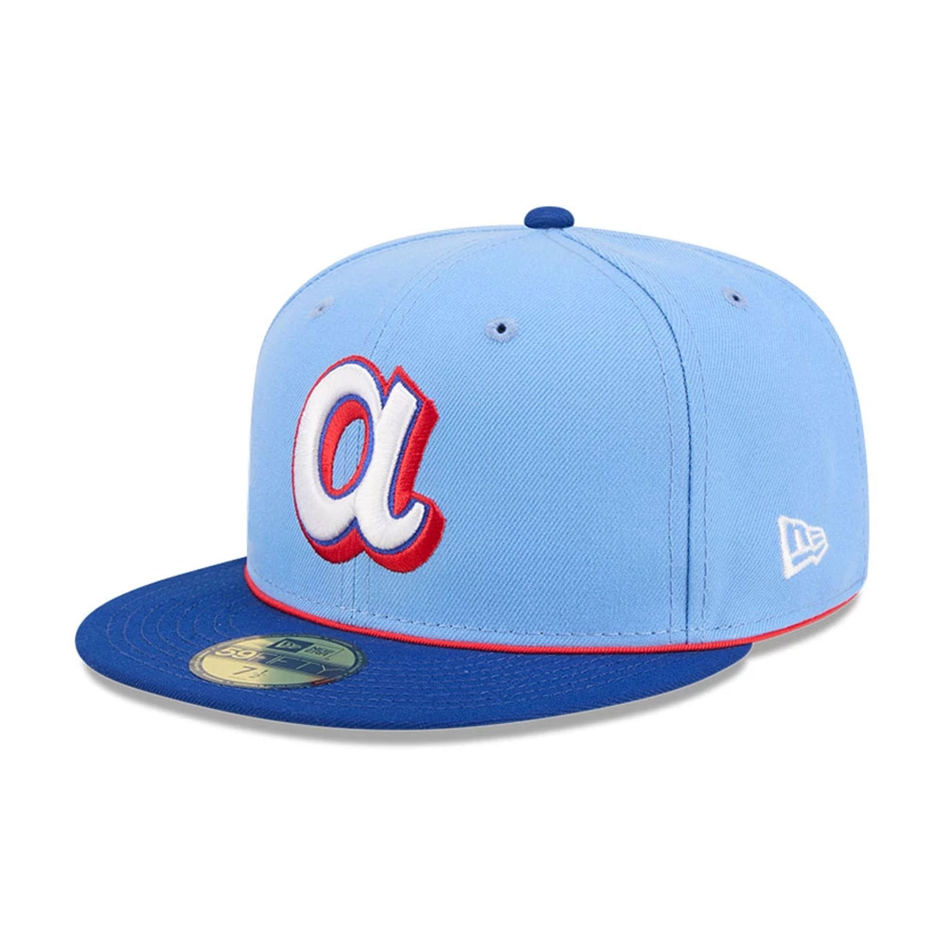 Pictured is this MLB City Connect Atlanta Braves 59FIFTY Fitted cap in Light Blue. 1
