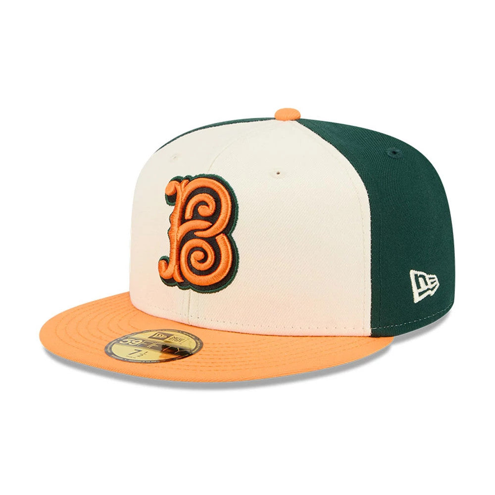 Pictured is this MLB City Connect Baltimore Orioles 59FIFTY Fitted cap in Dark Green. 1