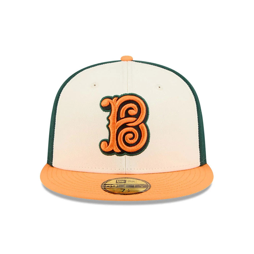 Pictured is this MLB City Connect Baltimore Orioles 59FIFTY Fitted cap in Dark Green. 3