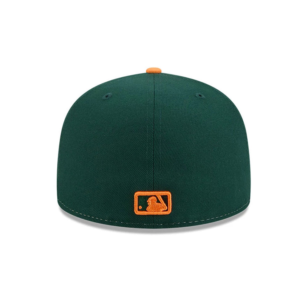 Pictured is this MLB City Connect Baltimore Orioles 59FIFTY Fitted cap in Dark Green. 5