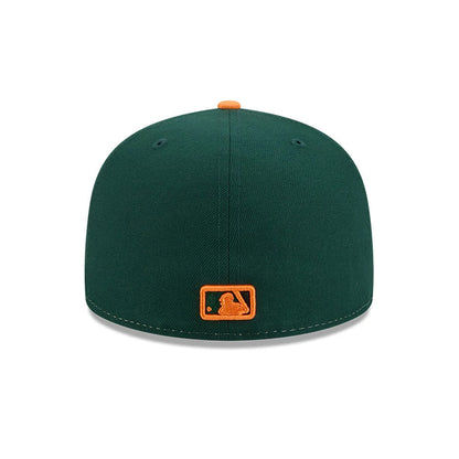 Pictured is this MLB City Connect Baltimore Orioles 59FIFTY Fitted cap in Dark Green. 5