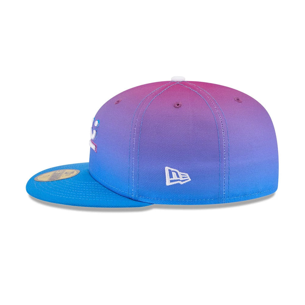 Pictured is this MLB City Connect Kansas City Royals 59FIFTY Fitted cap in Blue. 5