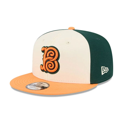 Pictured is this MLB City Connect Baltimore Orioles 9FIFTY Snapback cap in Dark Green. 1