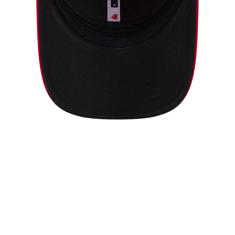 Pictured is this MLB City Connect Cincinnati Reds 39THIRTY M-Crown Stretch Fit cap in Red. 2
