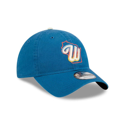 Pictured is this MLB City Connect Milwaukee Brewers 9TWENTY cap in Blue. 4