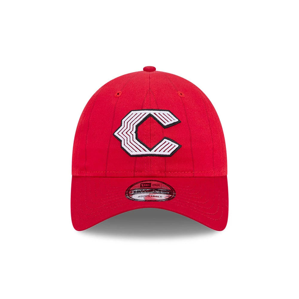 Pictured is this MLB City Connect Cincinnati Reds 9TWENTY cap in Red. 3