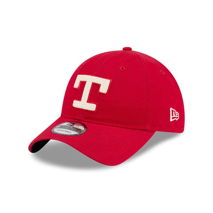 Pictured is this MLB City Connect Texas Rangers 9TWENTY cap in Red. 1