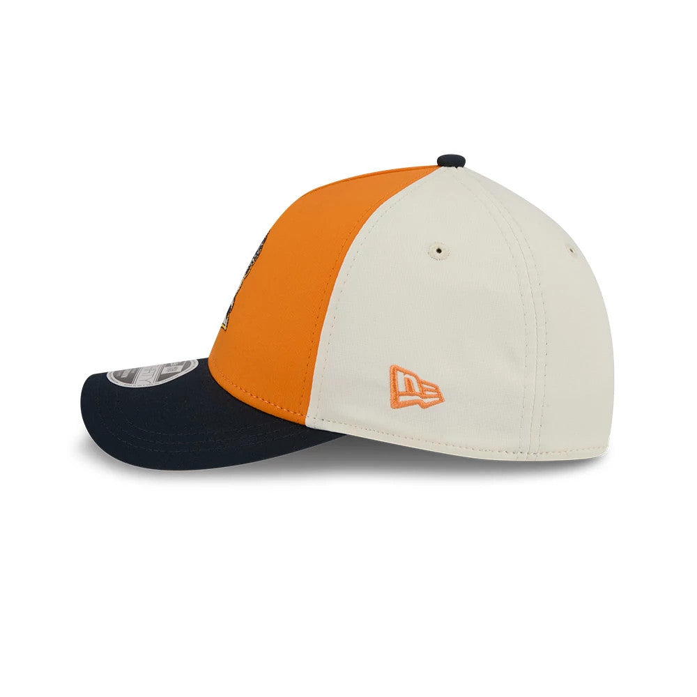 Pictured is this MLB City Connect San Diego Padres 39THIRTY M-Crown A-Frame Stretch Fit cap in Orange. 7