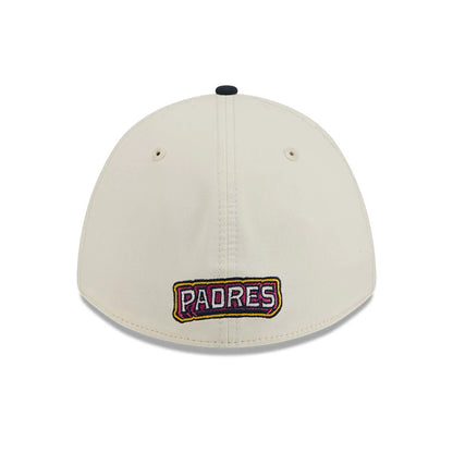 Pictured is this MLB City Connect San Diego Padres 39THIRTY M-Crown A-Frame Stretch Fit cap in Orange. 5