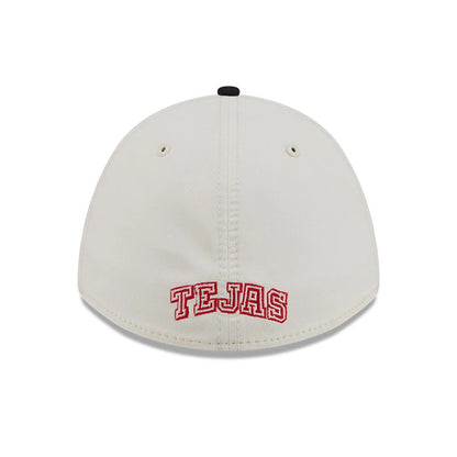 Pictured is this MLB City Connect Texas Rangers 39THIRTY M-Crown A-Frame Stretch Fit cap in red. 5
