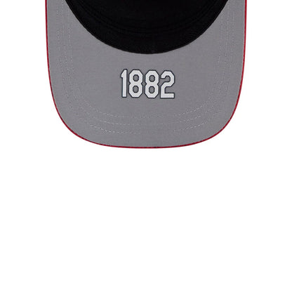 Pictured is this MLB City Connect St. Louis Cardinals 39THIRTY M-Crown A-Frame Stretch Fit cap in red. 2