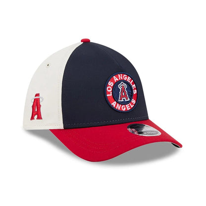 Pictured is this MLB City Connect LA Angels 39THIRTY M-Crown A-Frame Stretch Fit cap in navy. 1